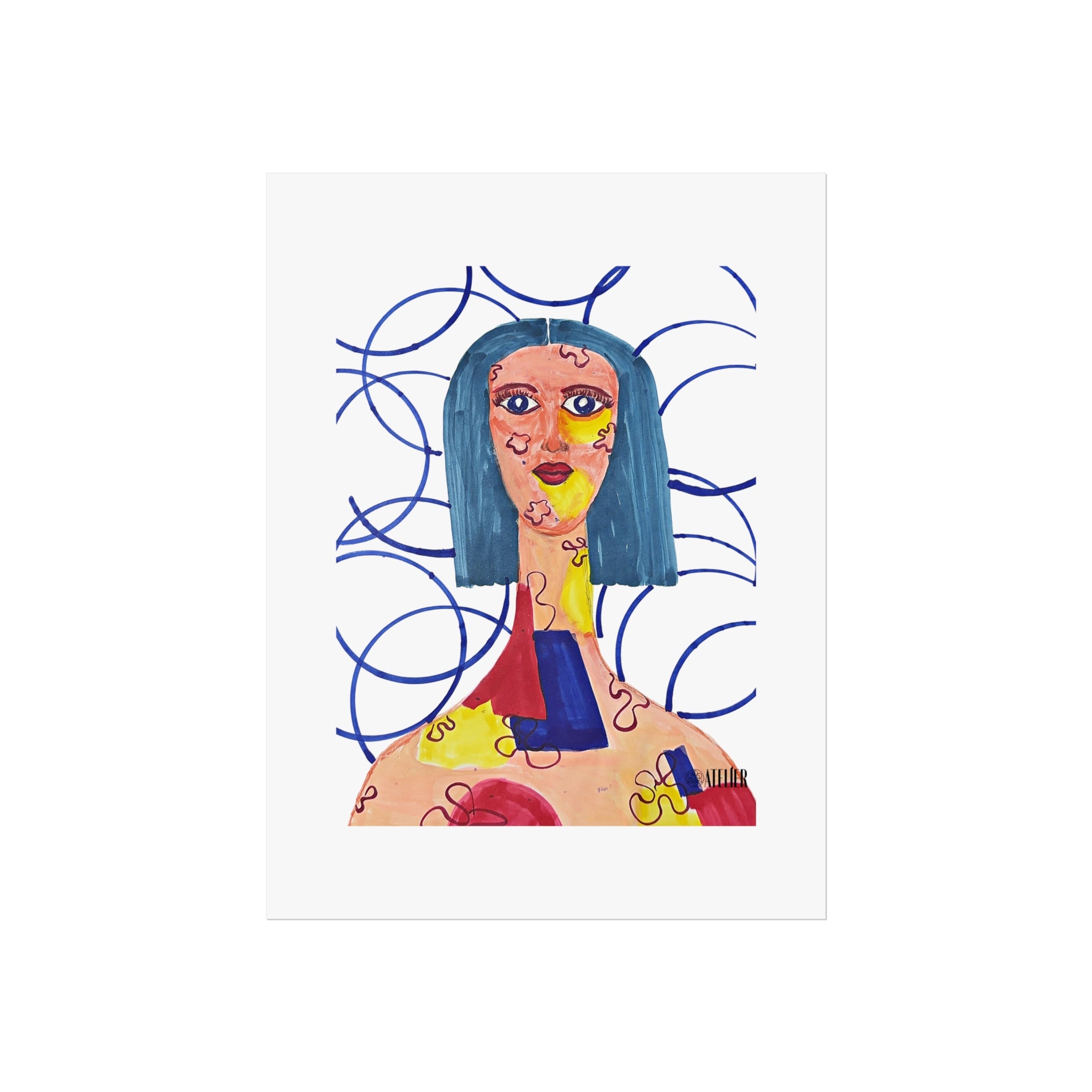 Puzzled Poster