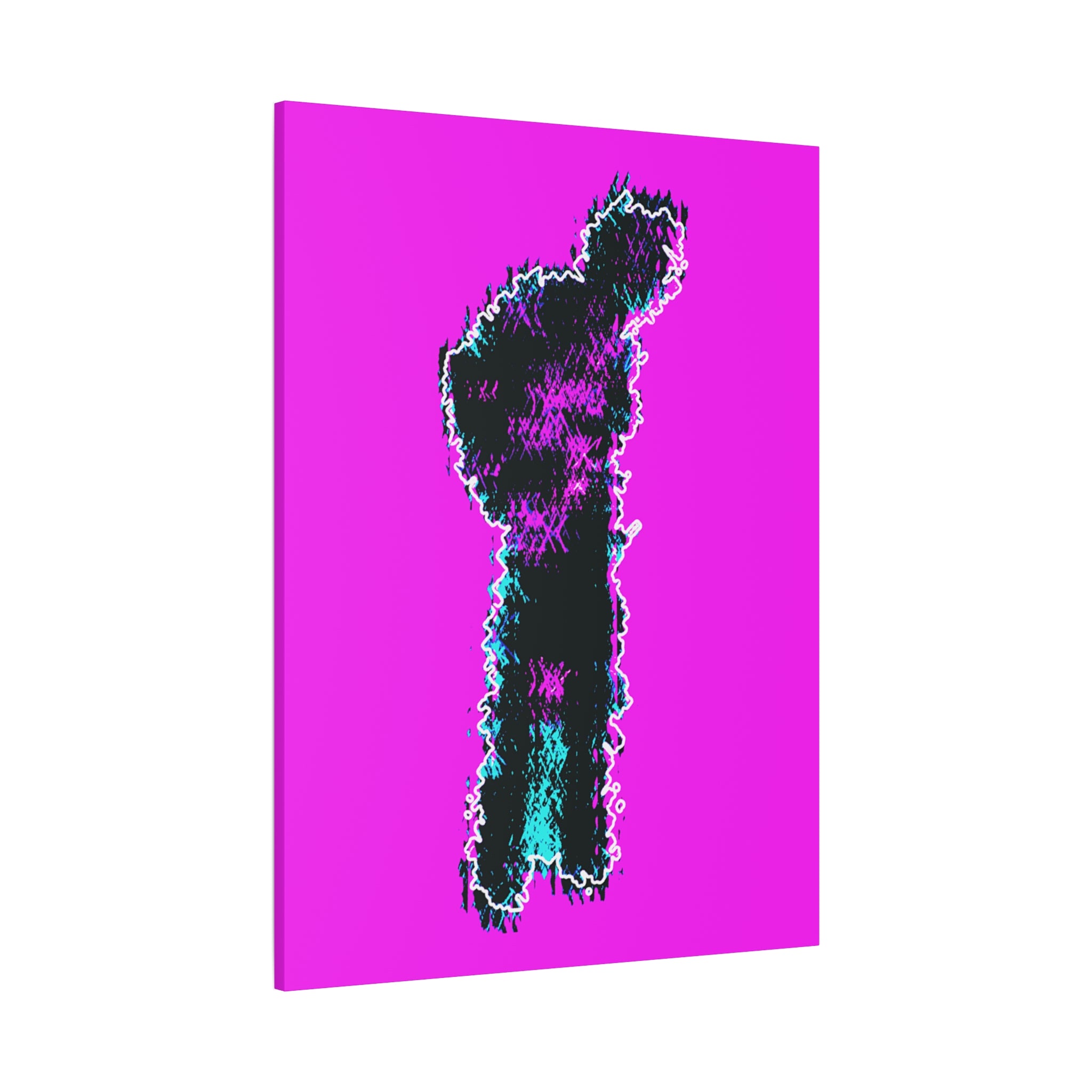 Distorted Matte Canvas
