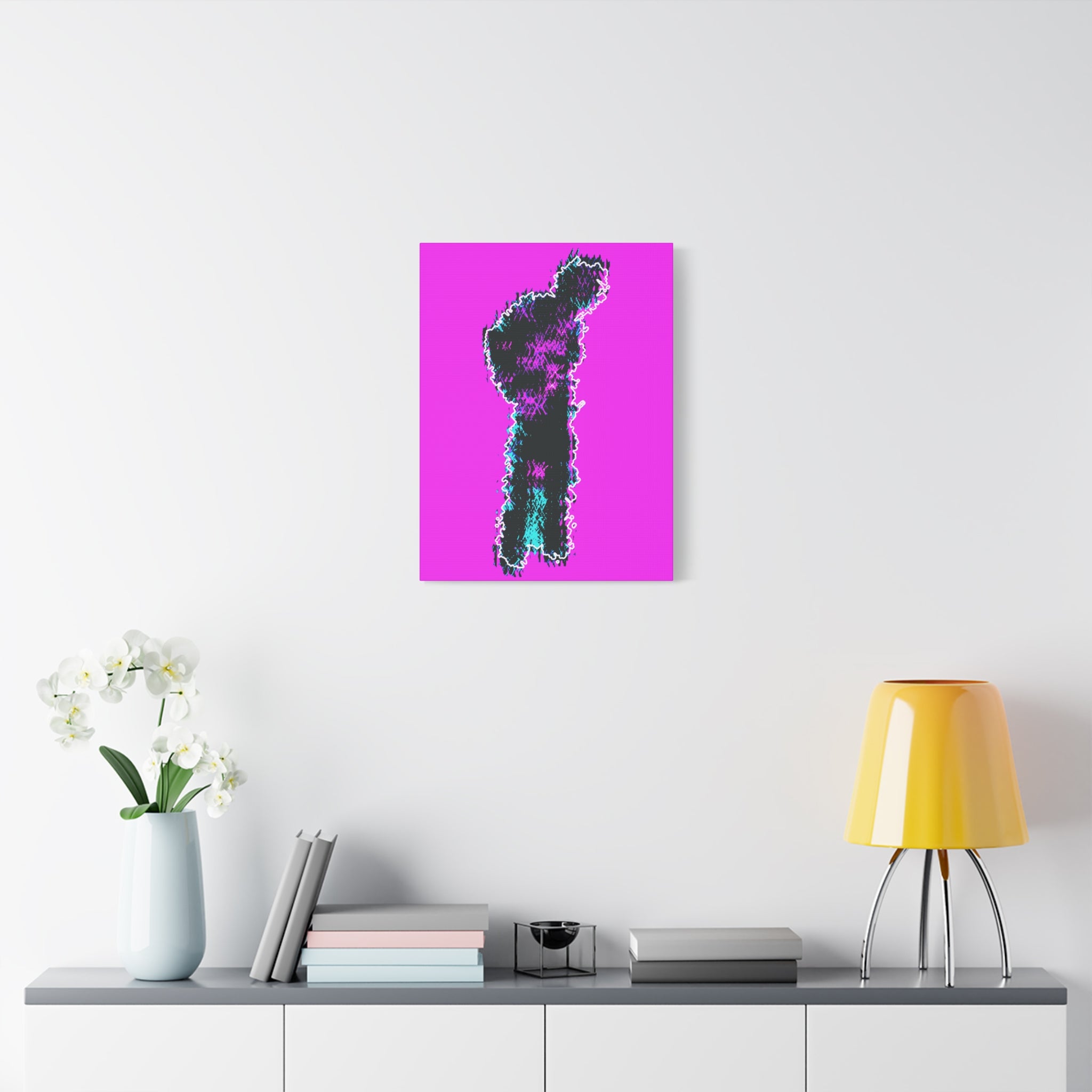 Distorted Matte Canvas