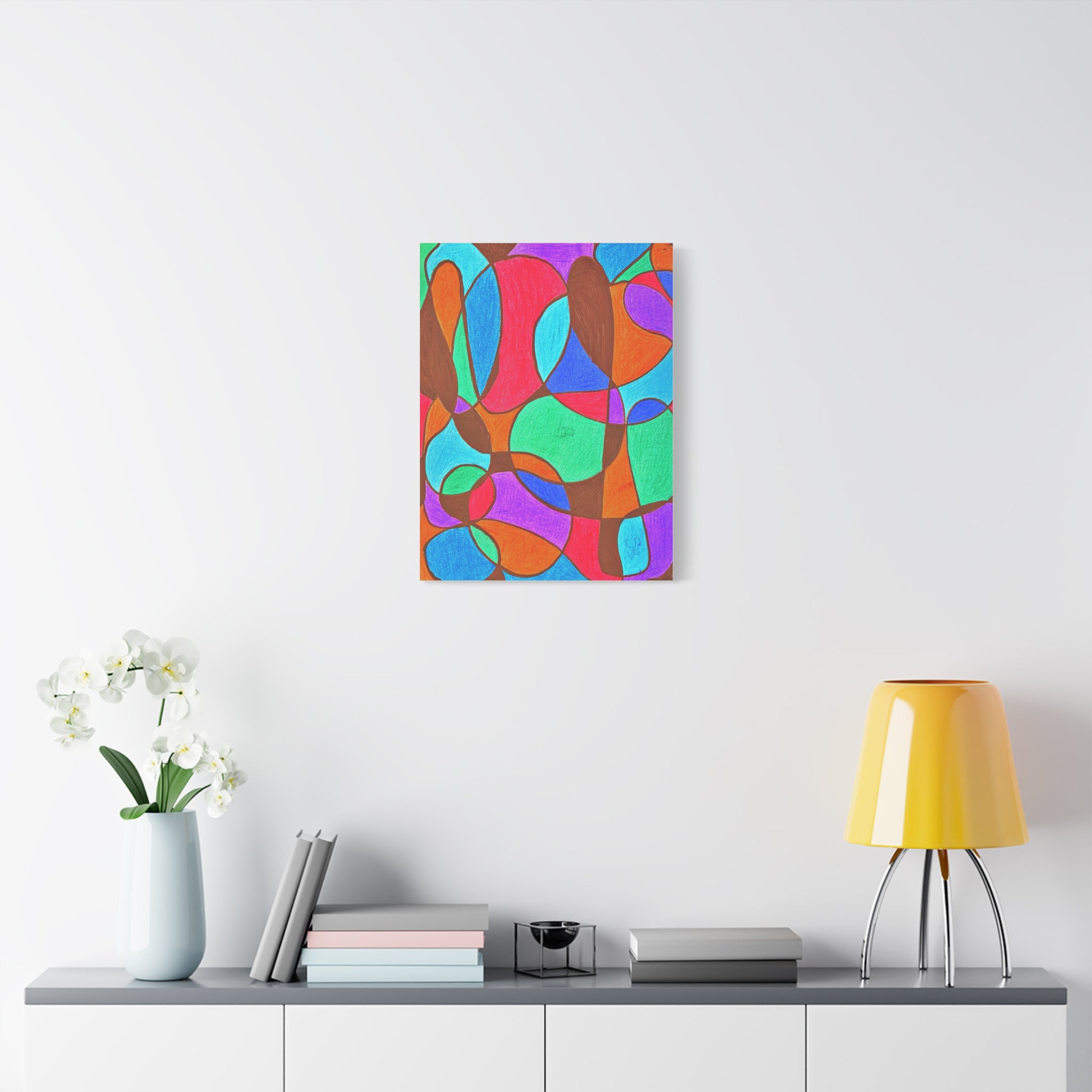 Kaleidoscope Matte Canvas