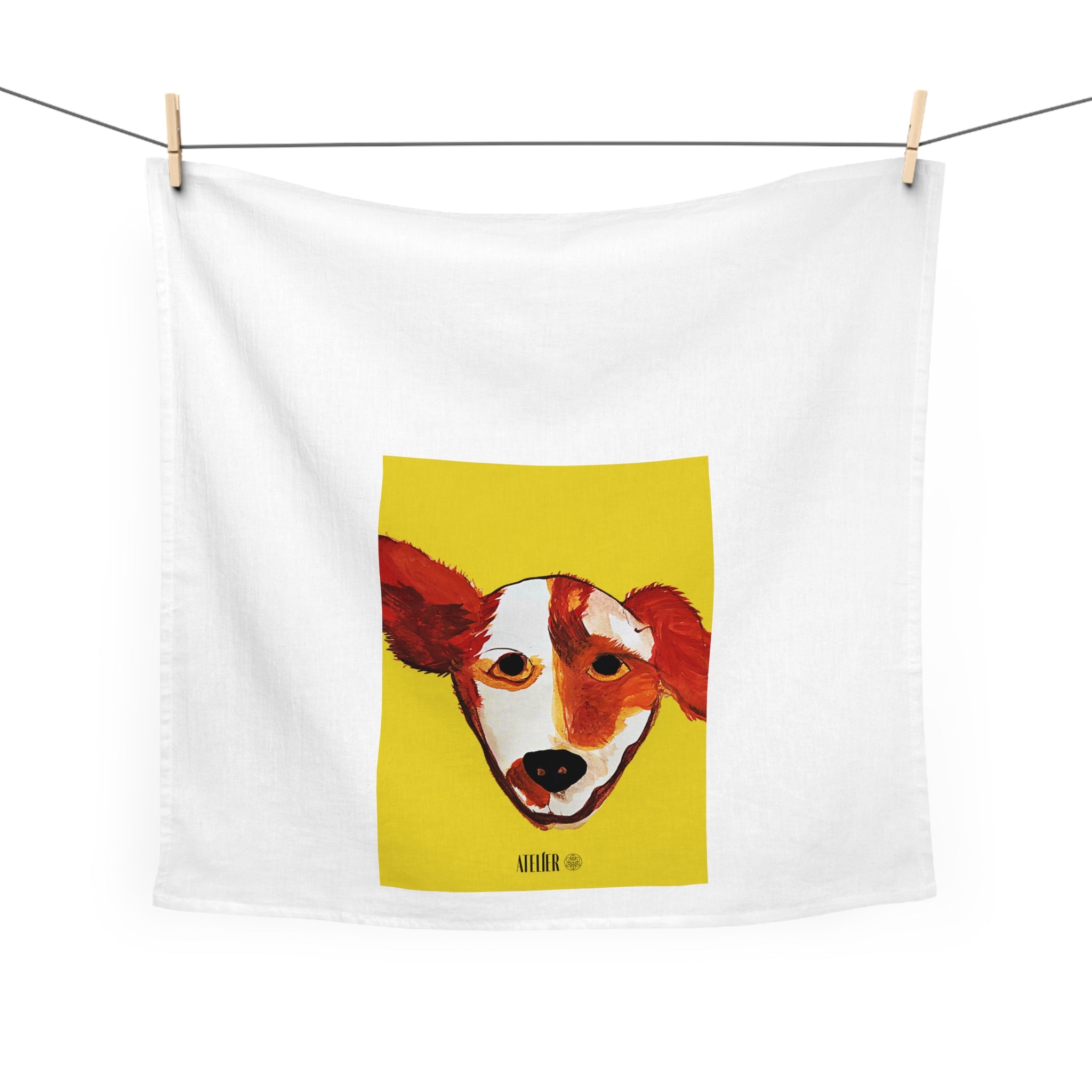 Preppy Pup Tea Towel