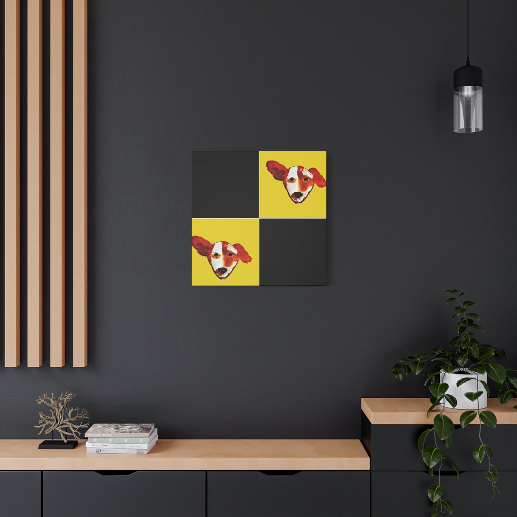 Preppy Pup Matte Canvas