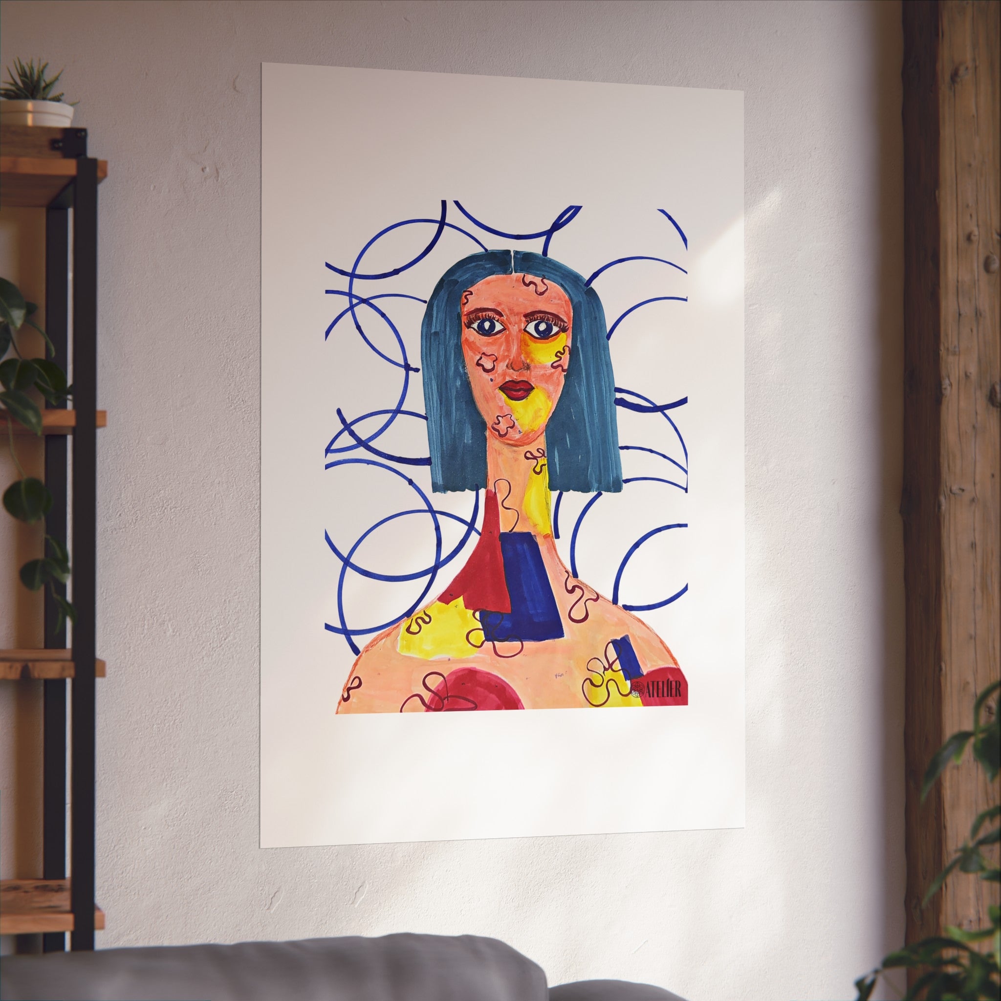 Puzzled Poster