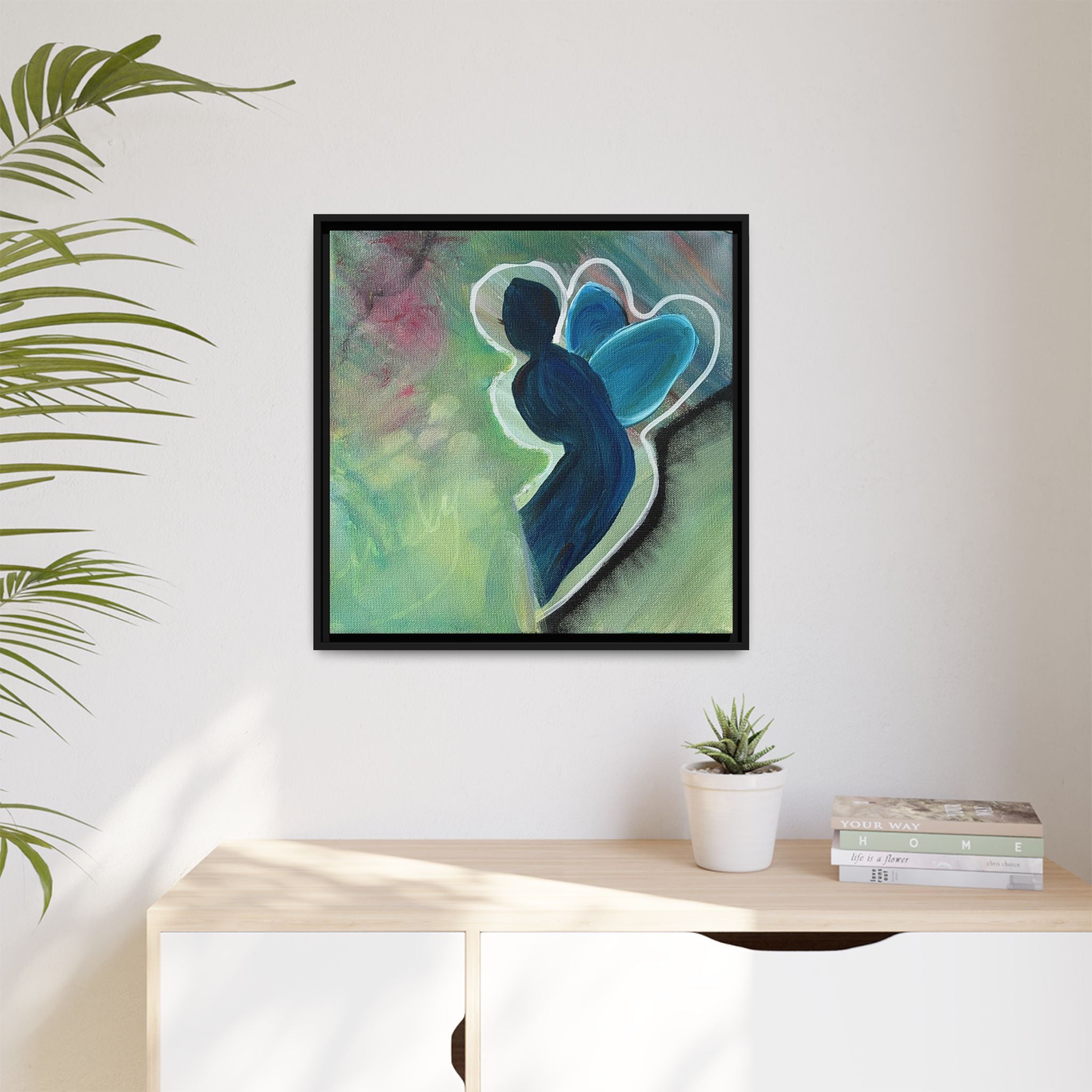 Flit Matte Canvas Print — Framed Wall Art