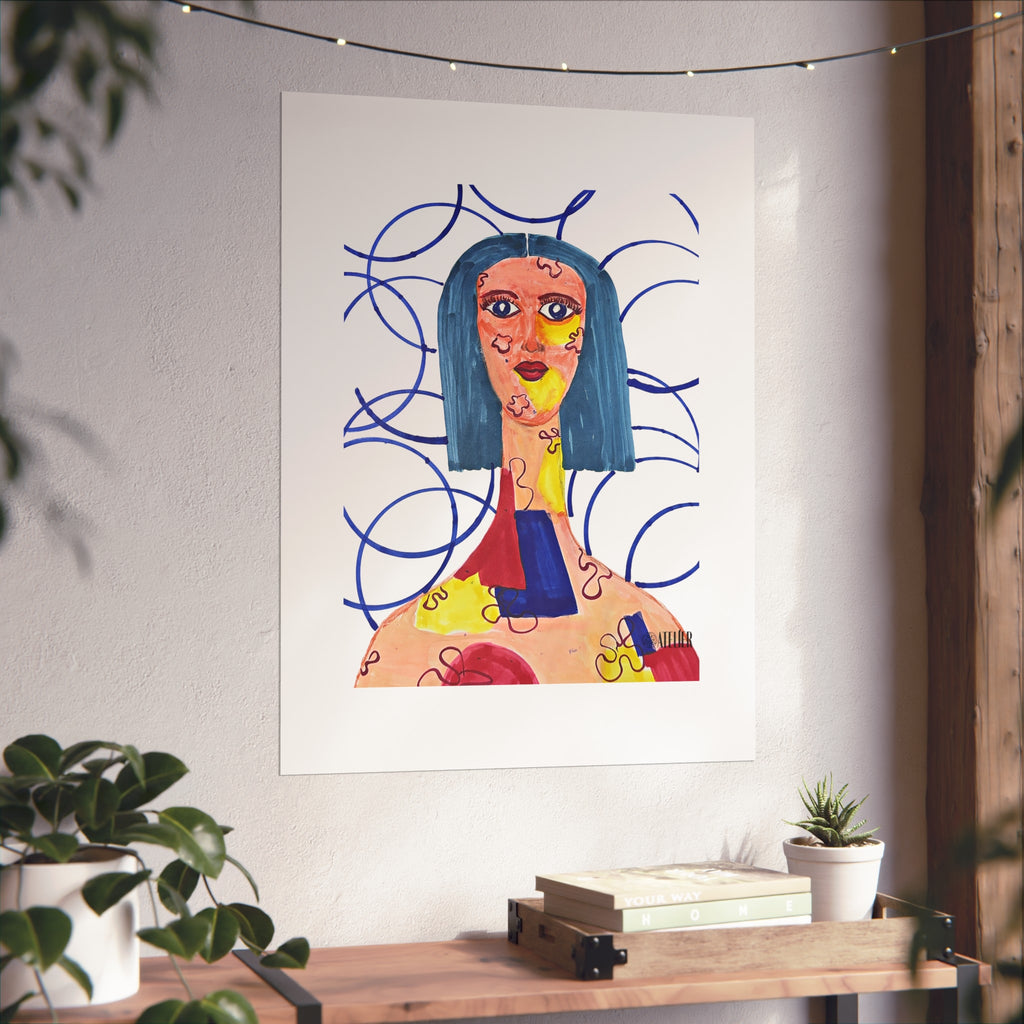 Puzzled Poster