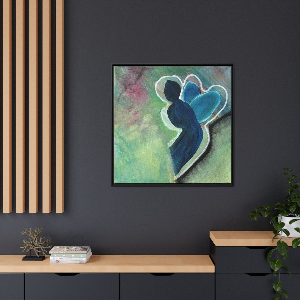 Flit Matte Canvas Print — Framed Wall Art