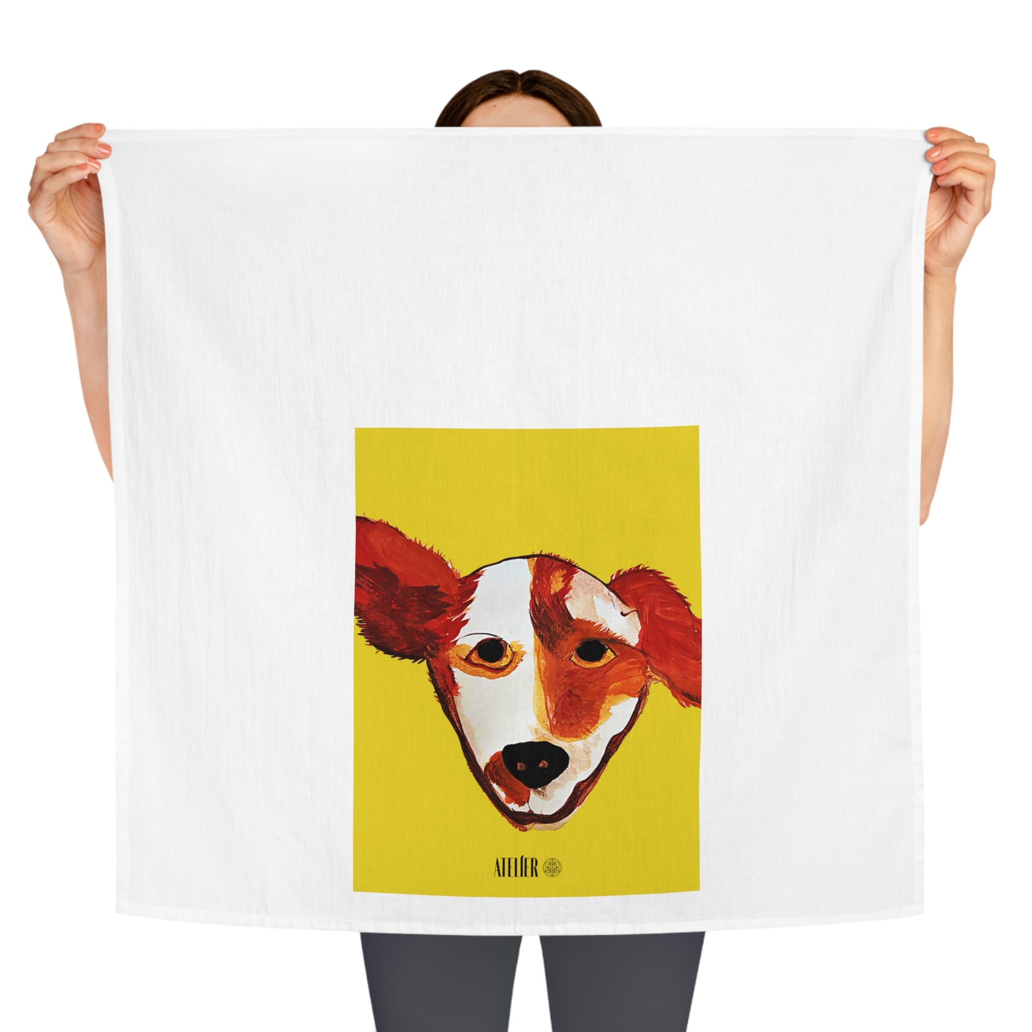 Preppy Pup Tea Towel