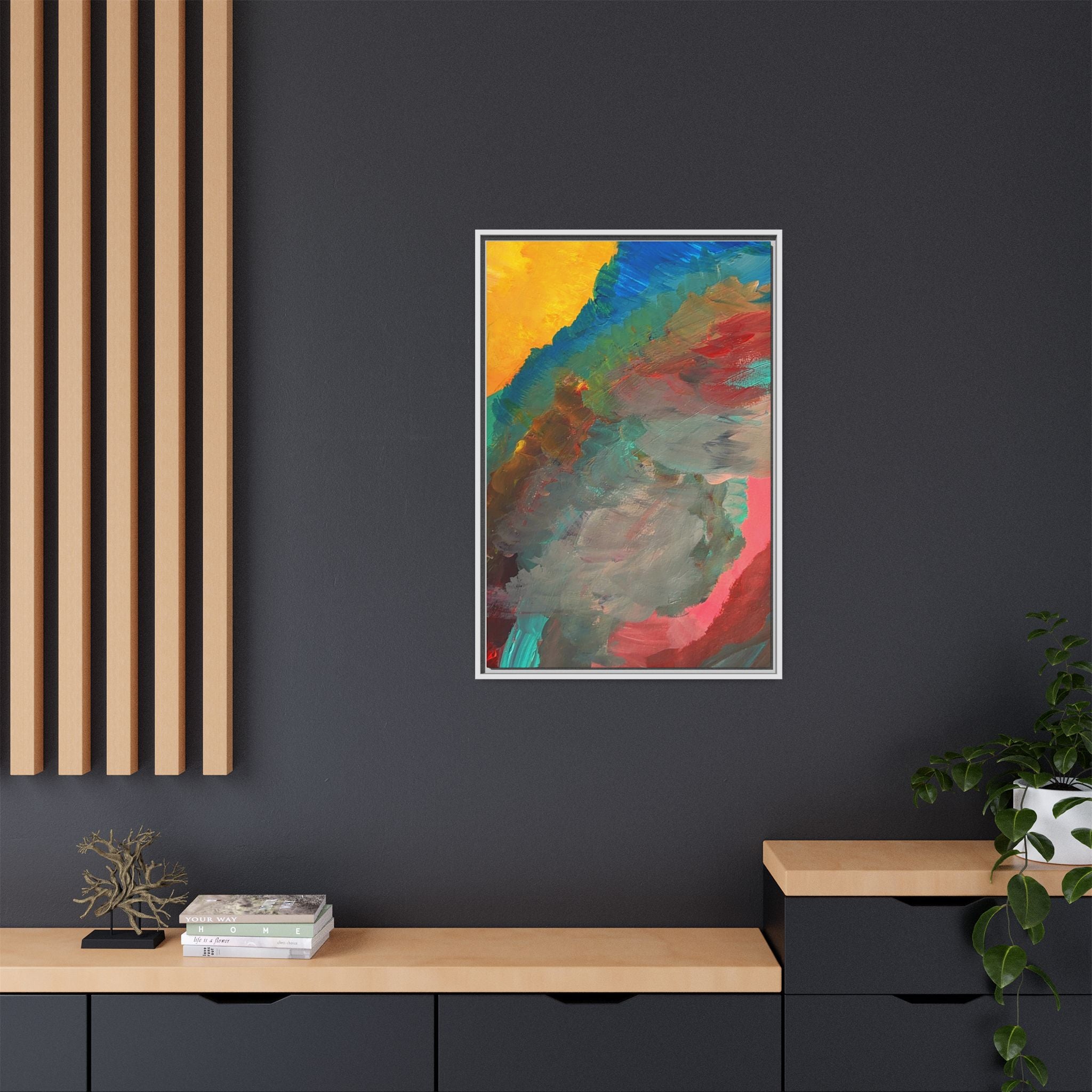 Asunder Matte Canvas Print — Framed Wall Art
