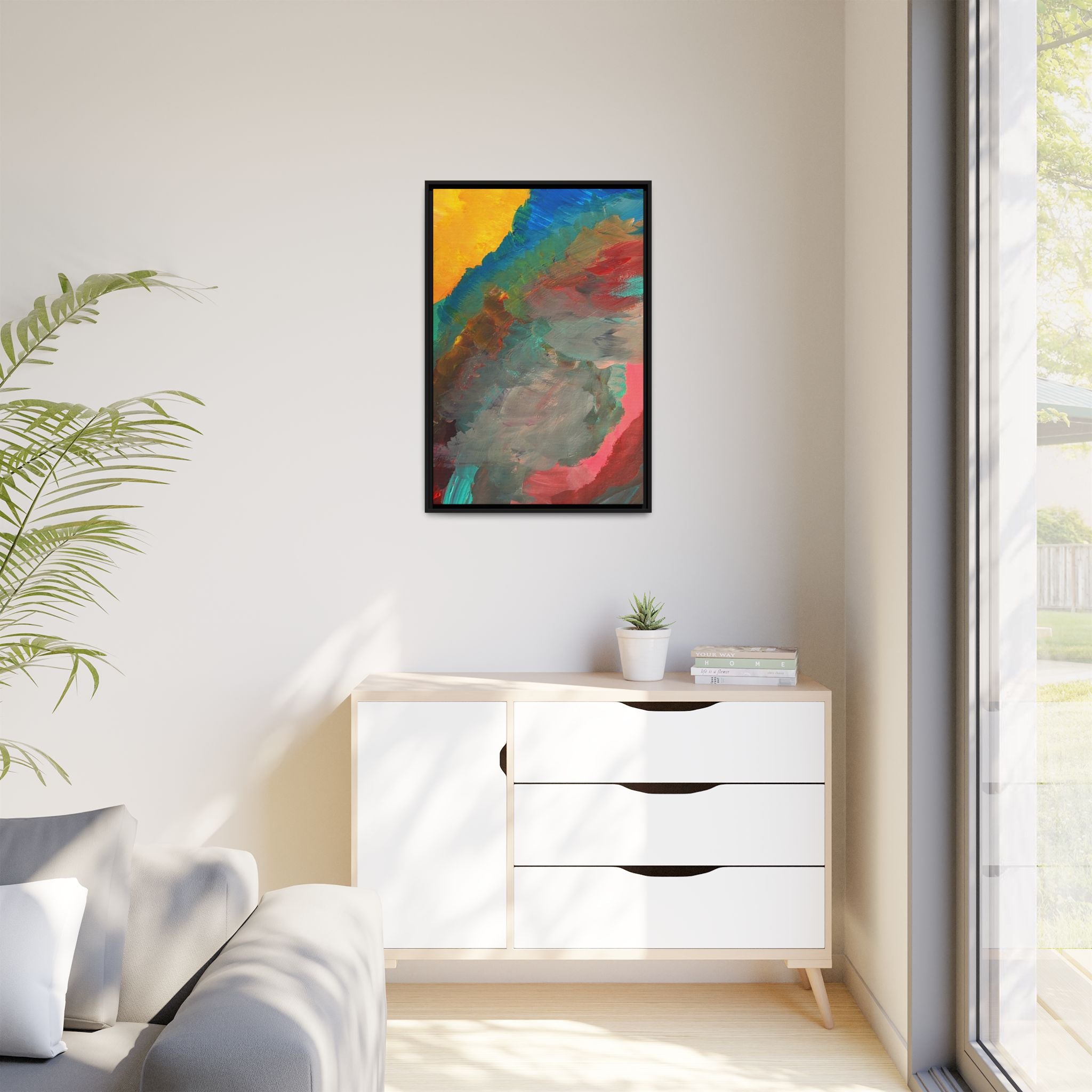 Asunder Matte Canvas Print — Framed Wall Art