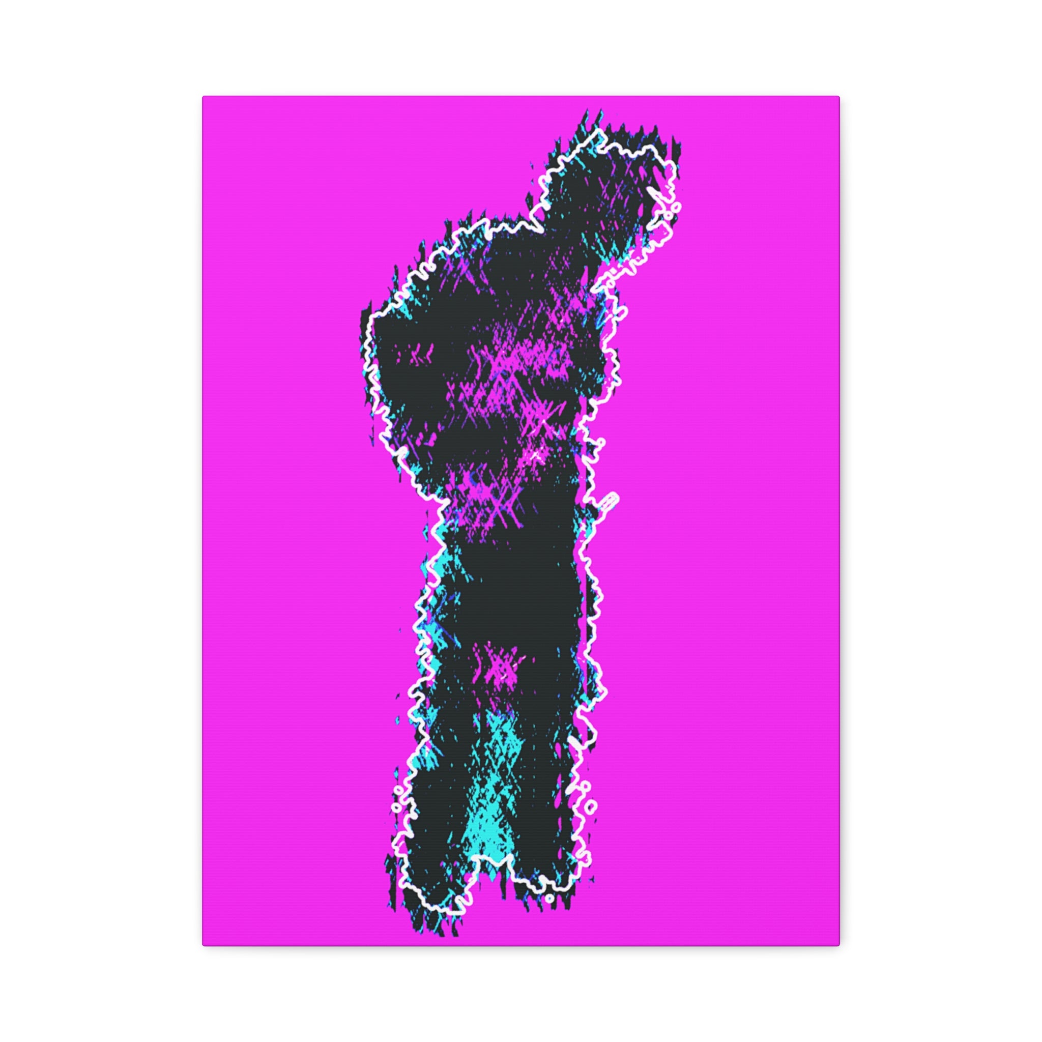 Distorted Matte Canvas