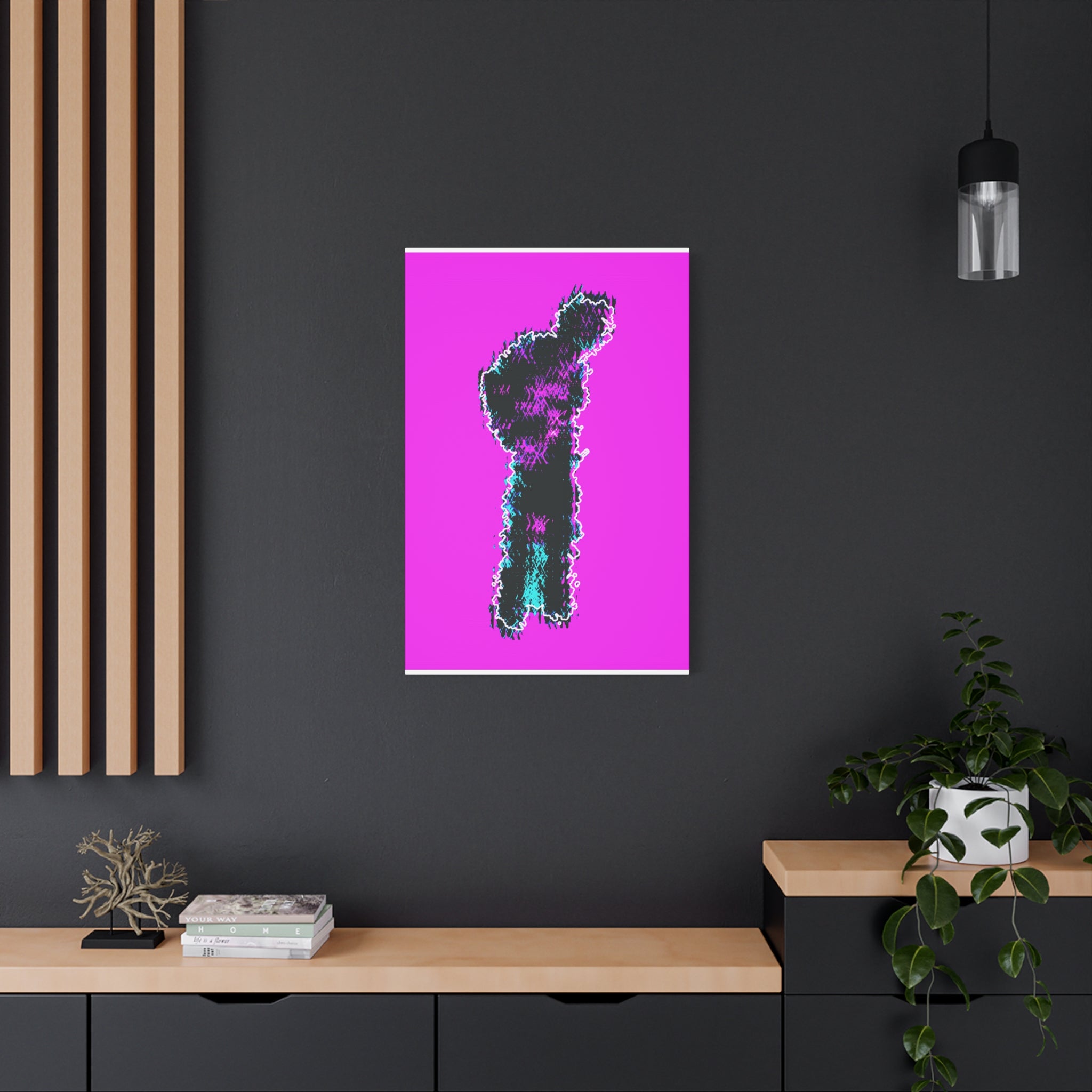 Distorted Matte Canvas