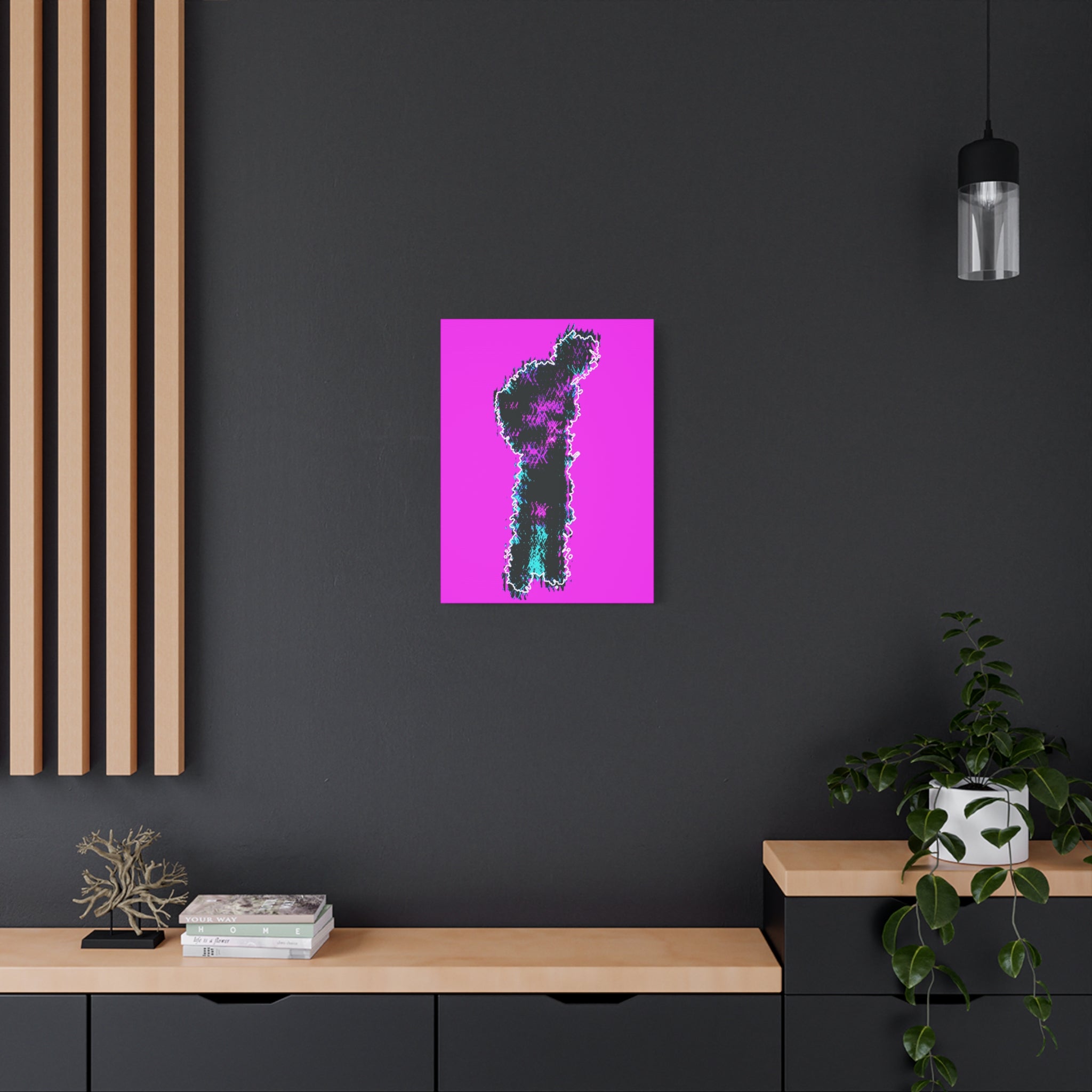 Distorted Matte Canvas